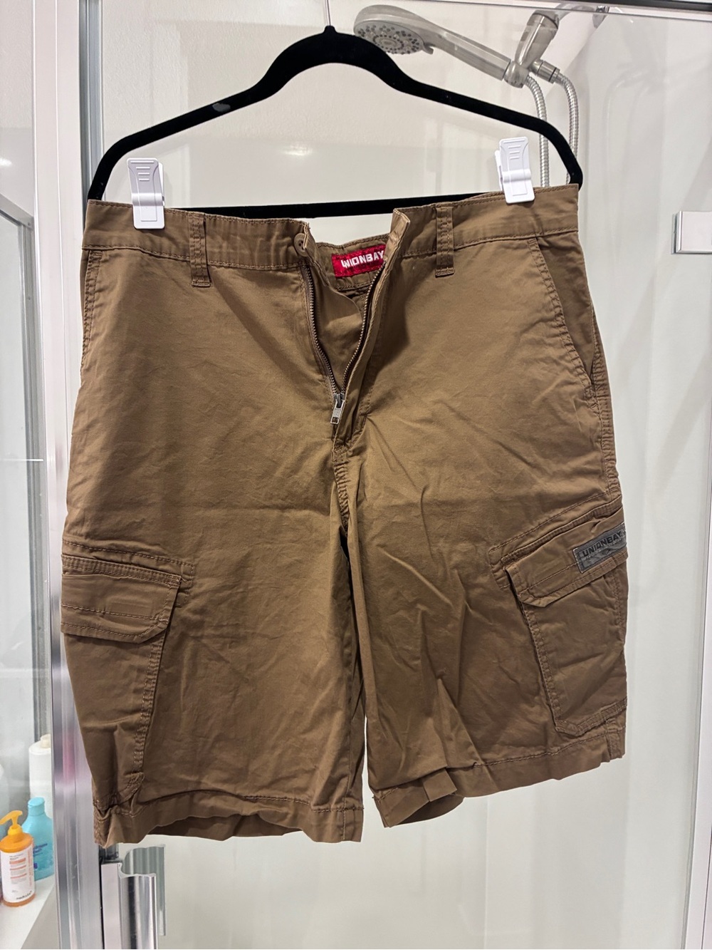 UNIONBAY Brown Cargo Shorts with Utility Pockets
